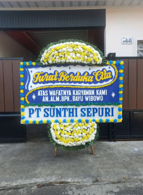 Papan Bunga Duka di Sengkotek